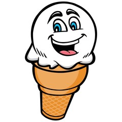Ice Cream Cone Mascot