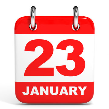 Calendar. 23 January.