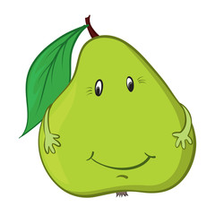 happy green pear