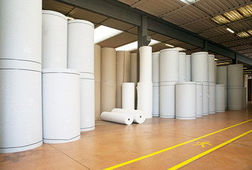 Warehouse (paper and cardoboard) in paper mill