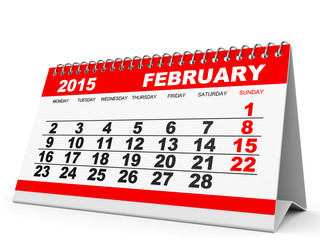 Calendar February 2015.