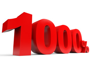 Two thousand percent off. Discount 1000%.