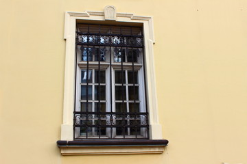 window with bars