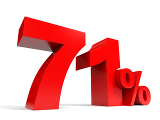 Red seventy one percent off. Discount 71%.