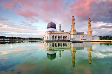 Floating mosque in Kota Kinabalu Sabah