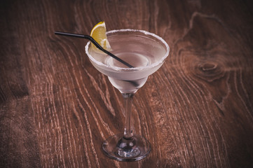 Obraz na płótnie Canvas margarita cocktail in high glass