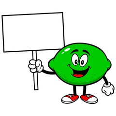 Lime with Sign