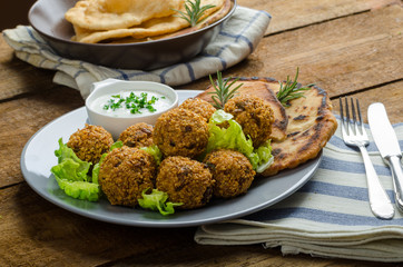 Health crunchy falafel