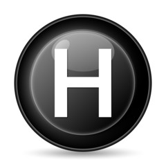 Fototapeta premium Hospital icon