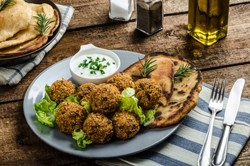 Health crunchy falafel
