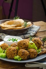 Health crunchy falafel