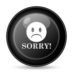Fototapeta premium Sorry icon