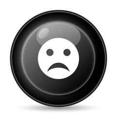 Fototapeta premium Sad smiley icon