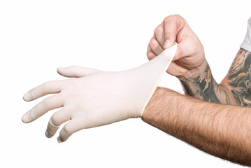 Medical glove to protection and care