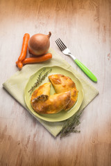 panzerotti with vegetables