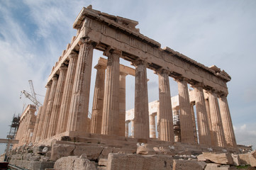 Obraz premium pantheon on Acropolis in Athens