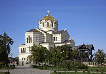 Fototapeta na wymiar St. Vladimir's Cathedral in Chersonesus. Ukraine