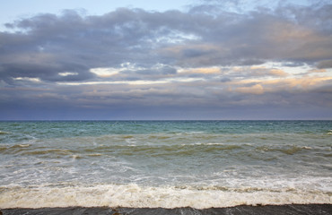 Fototapeta premium Black sea in Chersonesus. Ukraine