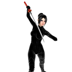 Obraz premium 女性剣士