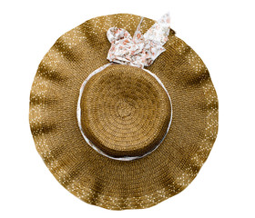 Hat on white background