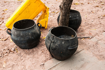 Recycle Bins In The Park (Of tires)