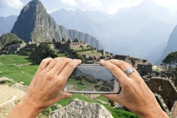 Poster Machu Picchu smartphone photo © mezzotint_fotolia