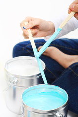 페인트와 도구들