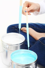 페인트와 도구들