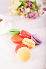 Colorful macaroons