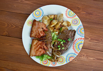 Calf liver and bacon