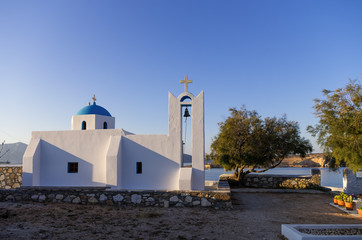 Church in Ano Koufonisi island, Cyclades, Greece