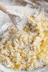 How to make yeast dough - step by step: mix all ingredients