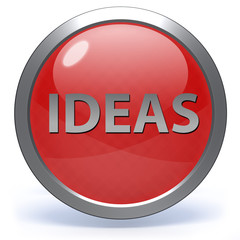 Ideas  circular icon on white background
