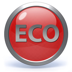 eco circular icon on white background