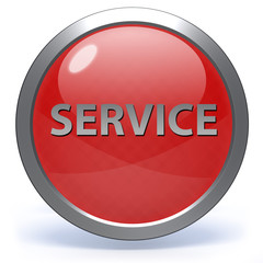 Service circular icon on white background