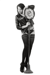 Posing Dancing Woman