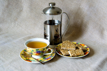 Чай с лимоном
