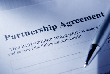 Macro Partnership Contract Paper and Pen