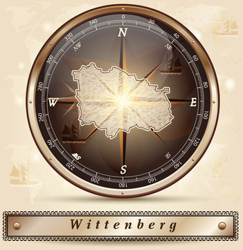 Karte von Wittenberg