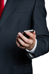 businessman with cellphone