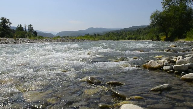 River Laba in the Caucasus