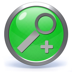 Fototapeta premium search circular icon on white background