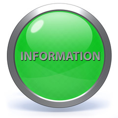 information circular icon on white background