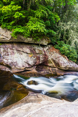 Cascades on the Cullasaja River in Nantahala National Forest, No