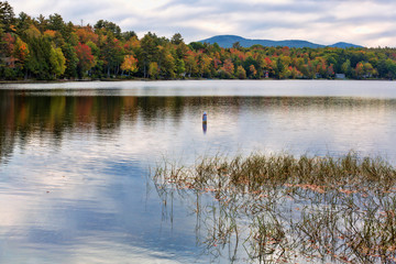 Fototapeta na wymiar Norton Pond in Lincolnville, Maine
