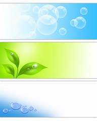 Nature banners