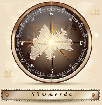 Karte von Soemmerda