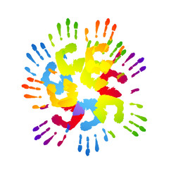 impronte mani, impronte, mani, impronta