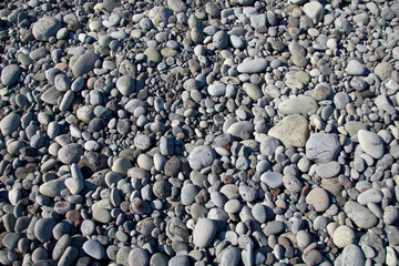 Hintergrund mit runden Steinen