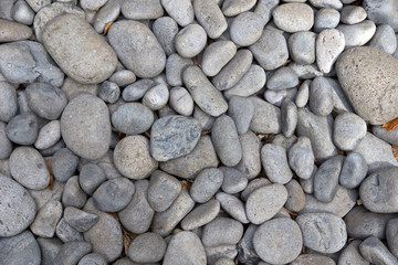 Hintergrund mit runden Steinen